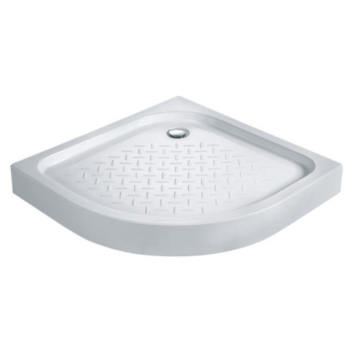 Поддон для душа Cezares TRAY-S-R-100-550-13-W литой из искусственного мрамора, радиальный, R- 550.