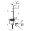 Смеситель Cezares Quattro LC-01 для раковины