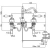 Смеситель для ванны Cezares DIAMOND-VD-03-Sw/Золотой