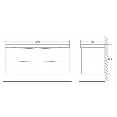 Мебель для ванной комнаты BELBAGNO MARINO-1200 Rovere Nature