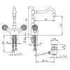 Смеситель Cezares  ATLANTIS-LS2-01-Sw для раковины