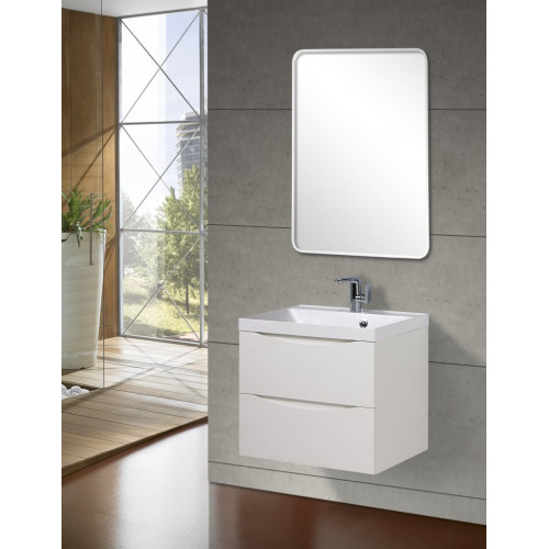 МЕБЕЛЬ ДЛЯ ВАННОЙ КОМНАТЫ BELBAGNO MARINO-650 Bianco Lucido