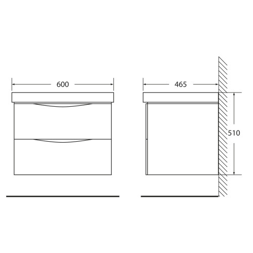 Мебель для ванной комнаты BELBAGNO FLY-600 Bianco Opaco