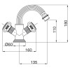 Смеситель Cezares Olimp BS2 03/24 O для биде