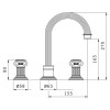 Смеситель Cezares Olimp BLS2 A 01 O для раковины