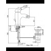 Смеситель для биде Cezares ELITE BSM1 (ELITE-BSM1-02-Nc)