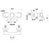 Смеситель для душа  BelBagno FER-ESDM-CRM