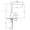 Смеситель Cezares  LEVICO-LLM-01-Cr для кухонной мойки