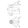 Смеситель Cezares  LIRA-LS1-03 для раковины